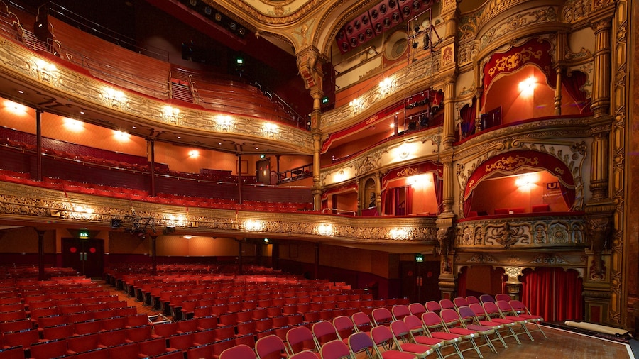 Grand Opera House mettant en vedette scènes de théâtre, patrimoine historique et patrimoine architectural