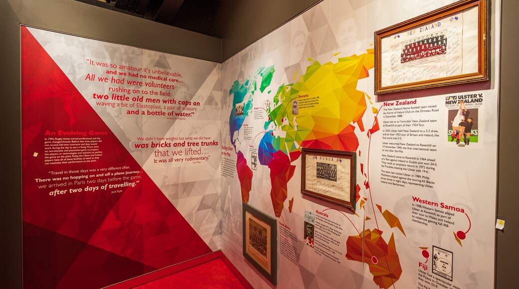 Ravenhill Stadium which includes interior views