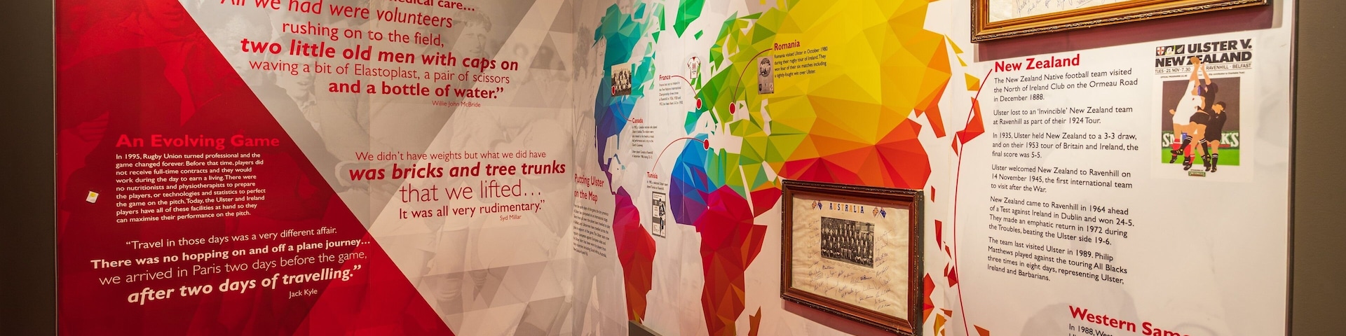 Ravenhill Stadium which includes interior views