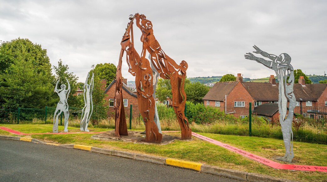 Ravenhill Stadium which includes outdoor art