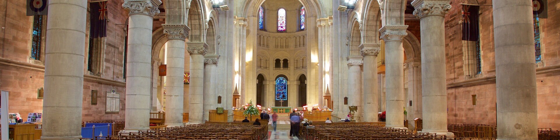 St. Anne\'s Cathedral showing interior views, heritage architecture and a church or cathedral
