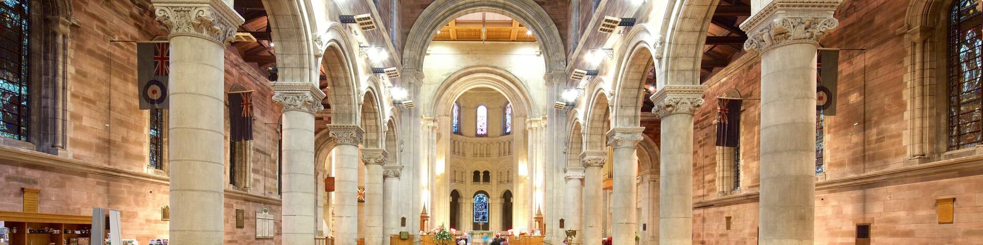 St. Anne\'s Cathedral which includes religious elements, a church or cathedral and heritage architecture