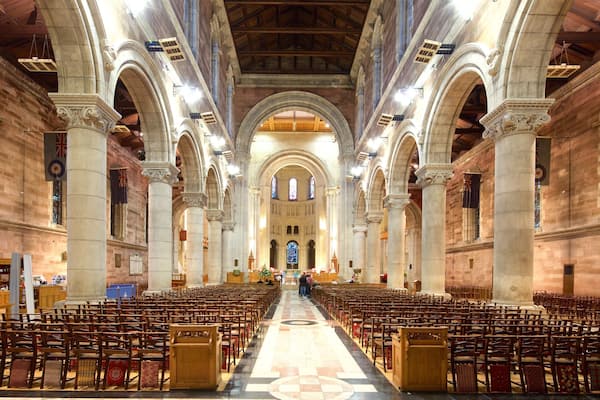 St. Anne\'s Cathedral which includes religious elements, a church or cathedral and heritage architecture