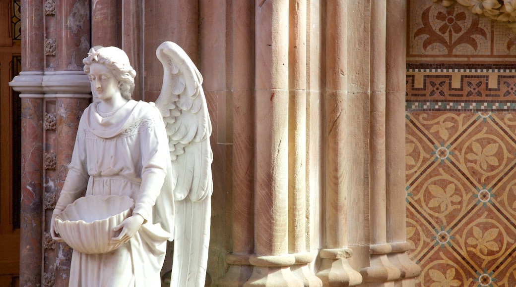 St. Patrick\'s Cathedral which includes a statue or sculpture, heritage elements and a church or cathedral