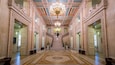 Stormont Parliament Buildings featuring heritage elements, an administrative buidling and interior views