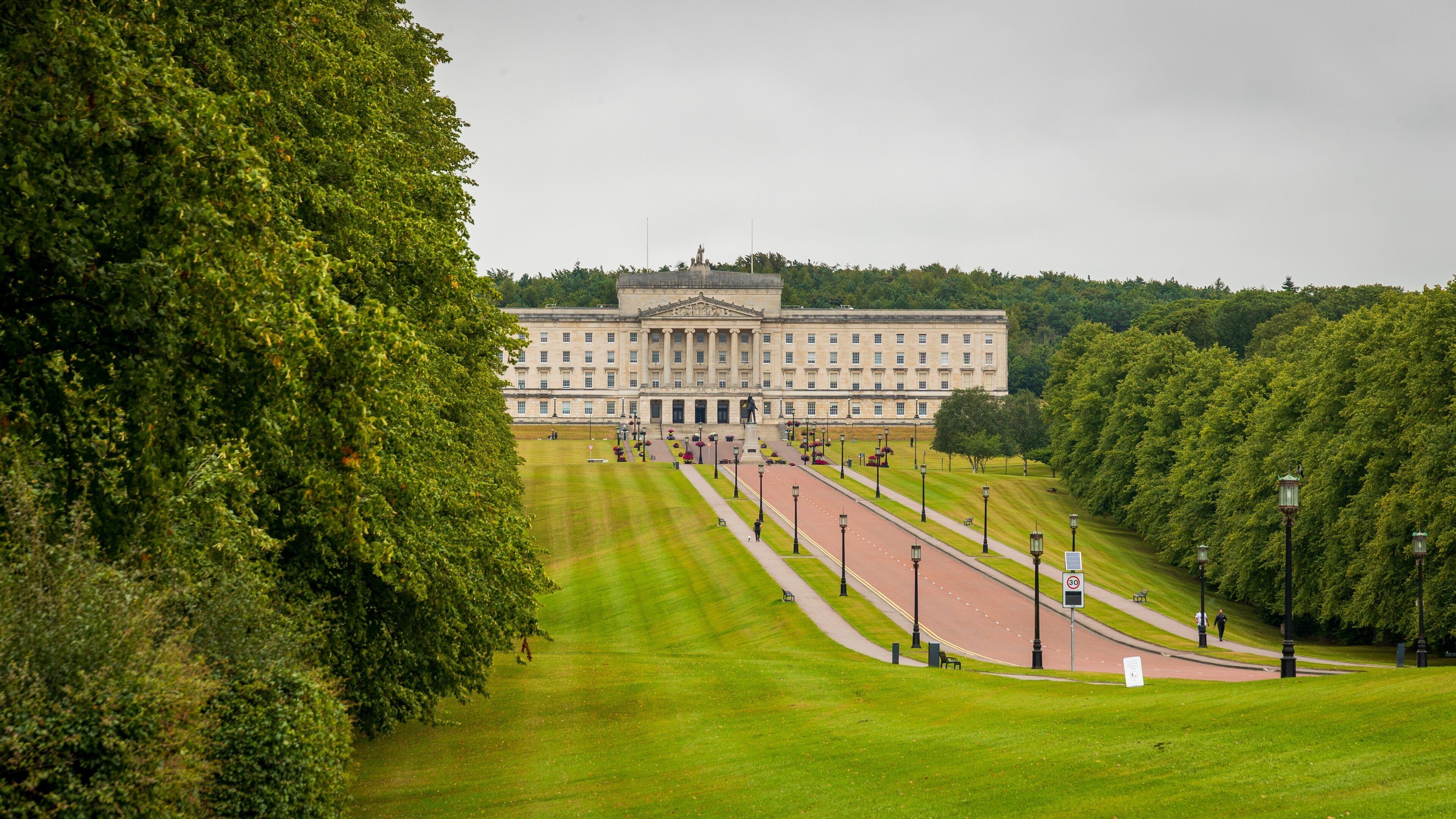 Stormont Parliament Buildings which includes heritage architecture, an administrative buidling and a garden