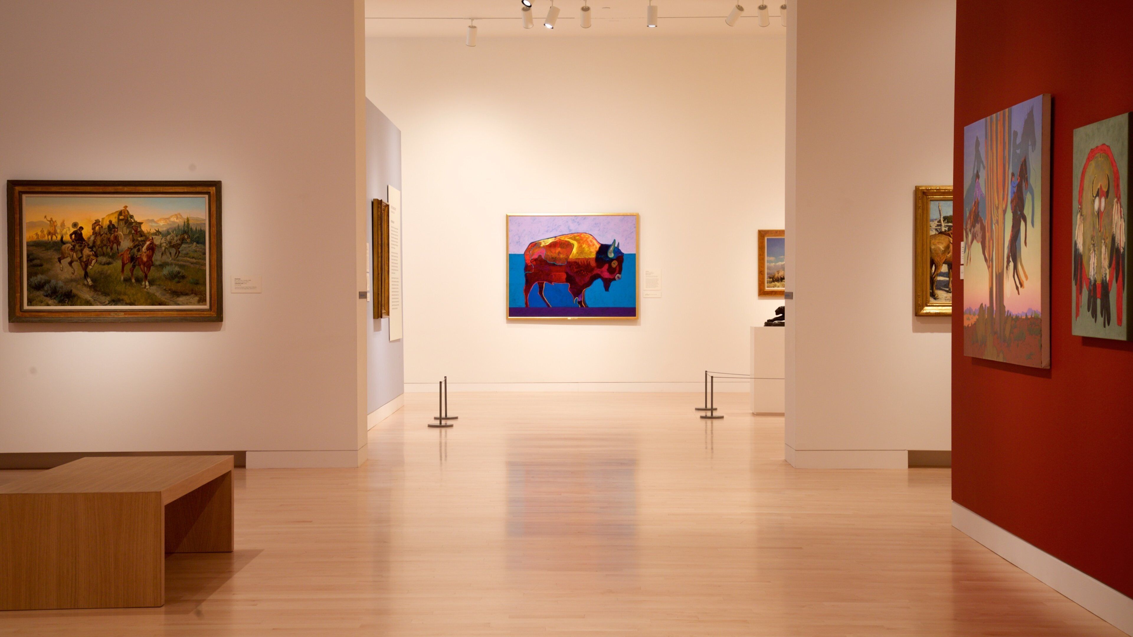 Tacoma Art Museum which includes interior views and art