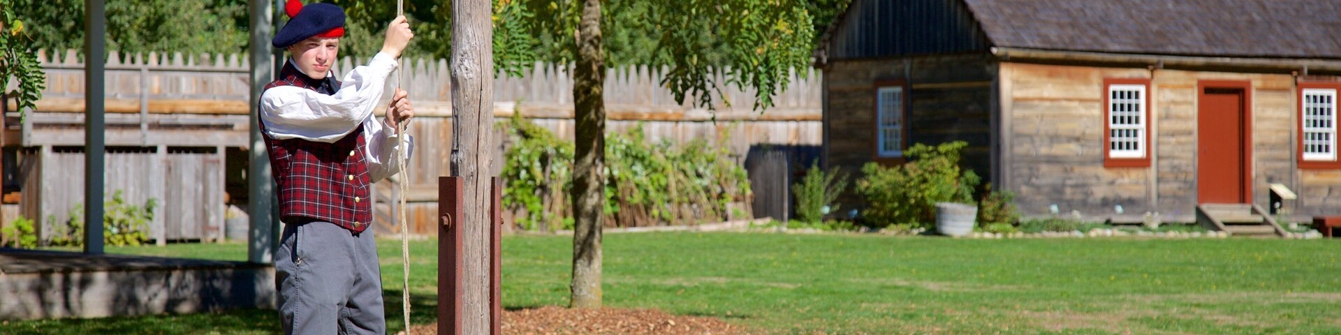 Fort Nisqually Living History Museum as well as an individual male