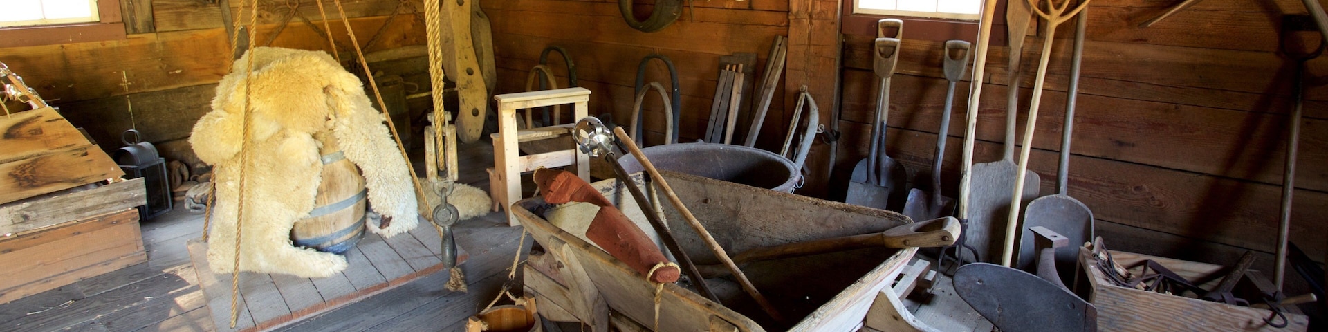 Fort Nisqually Living History Museum caracterizando vistas internas