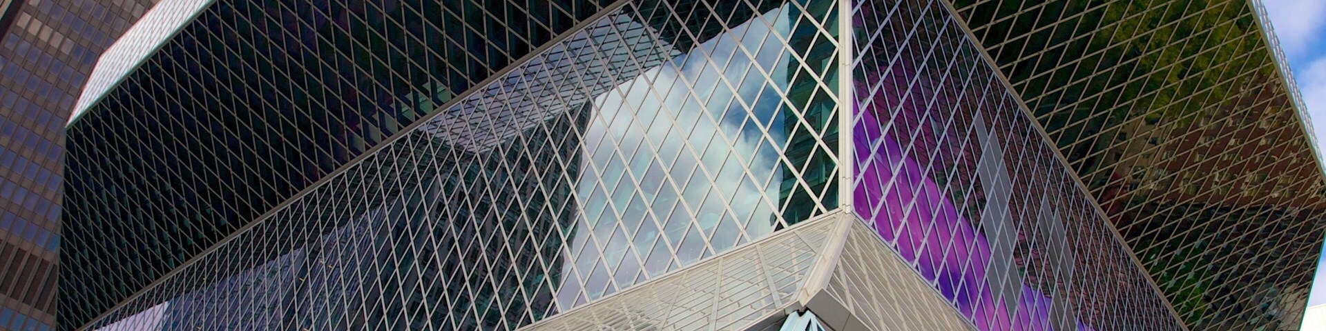 Seattle Public Library featuring modern architecture