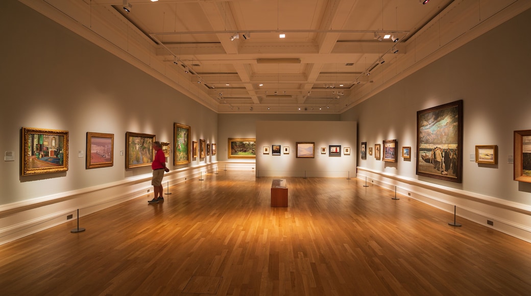 Belfast City Centre which includes interior views and art