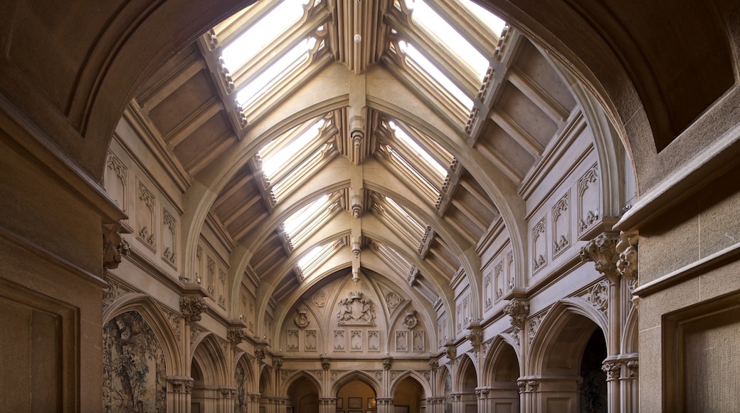 Highclere Castle showing interior views and heritage elements