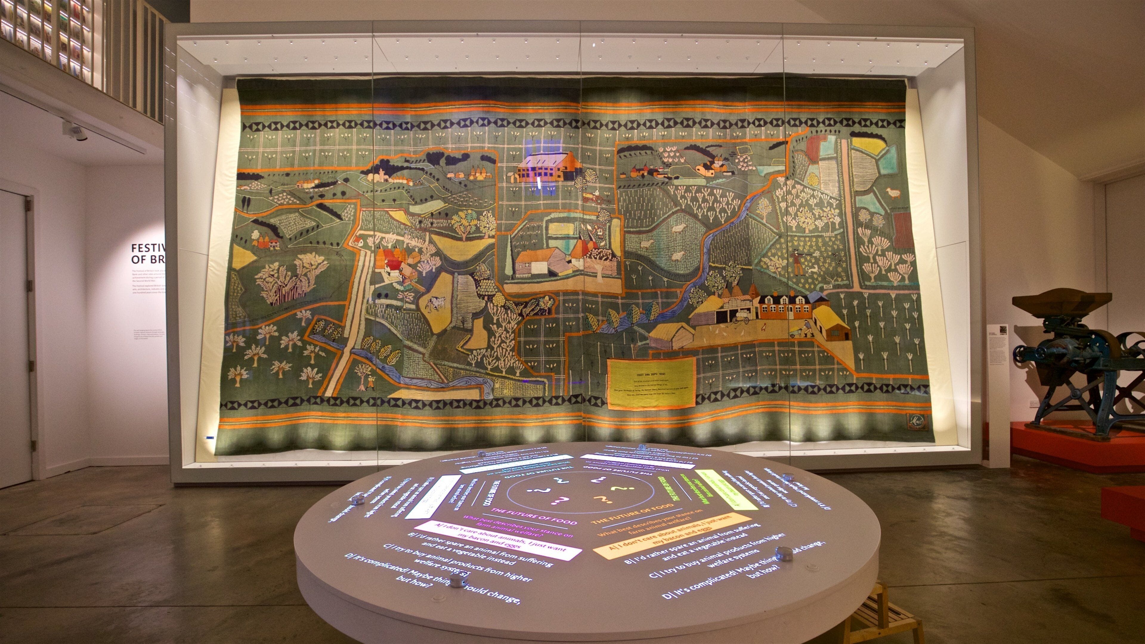 Museum of English Rural Life fasiliteter samt innendørs