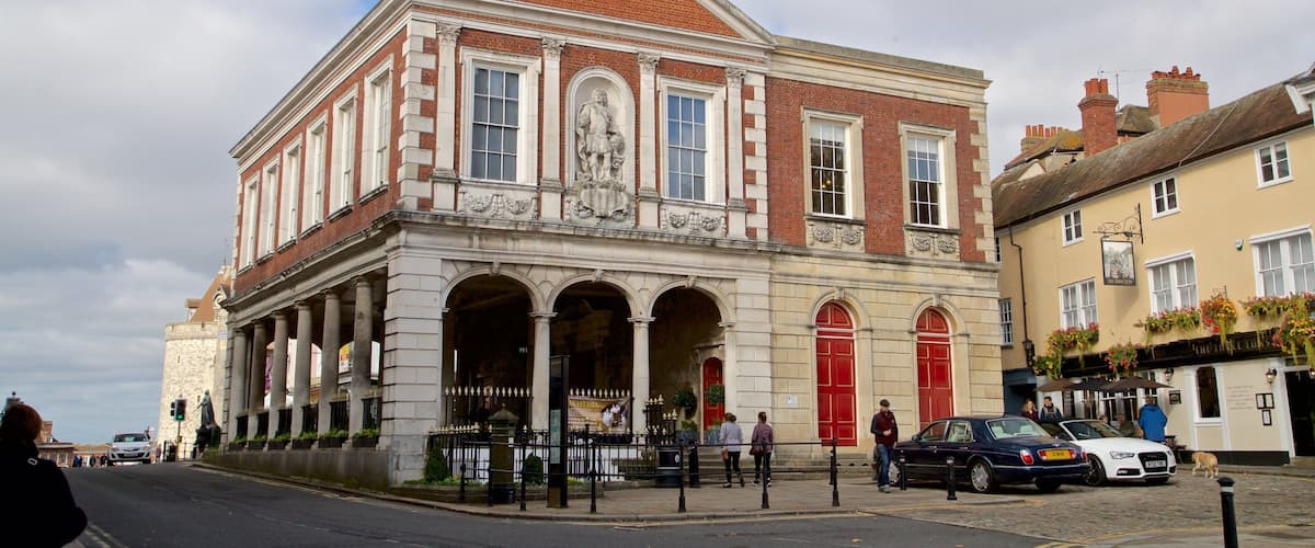 Windsor Guildhall som viser kulturarvsgenstande
