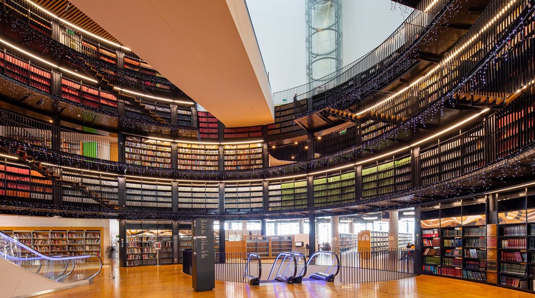 Library of Birmingham which includes interior views