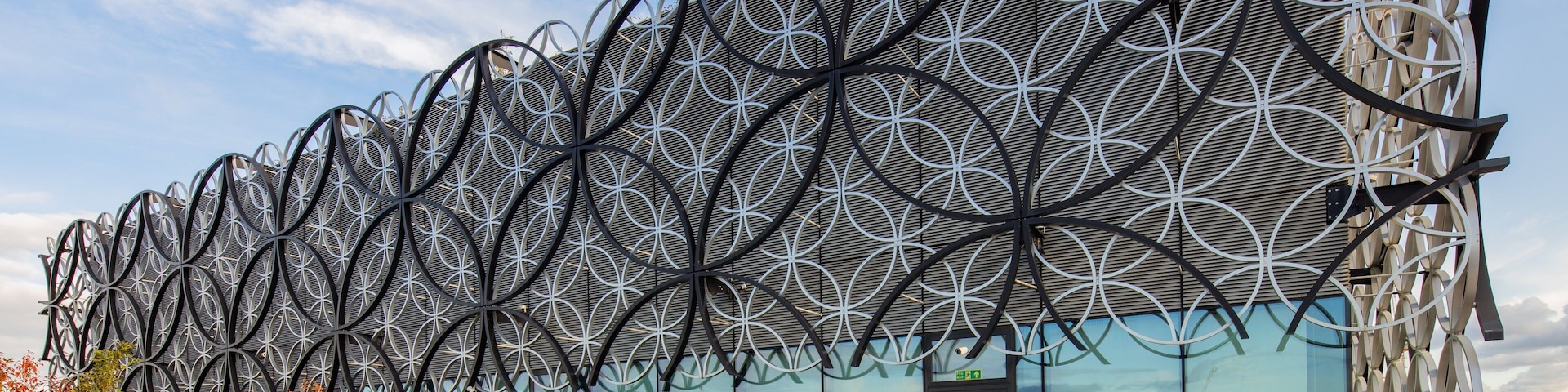 Library of Birmingham which includes outdoor art