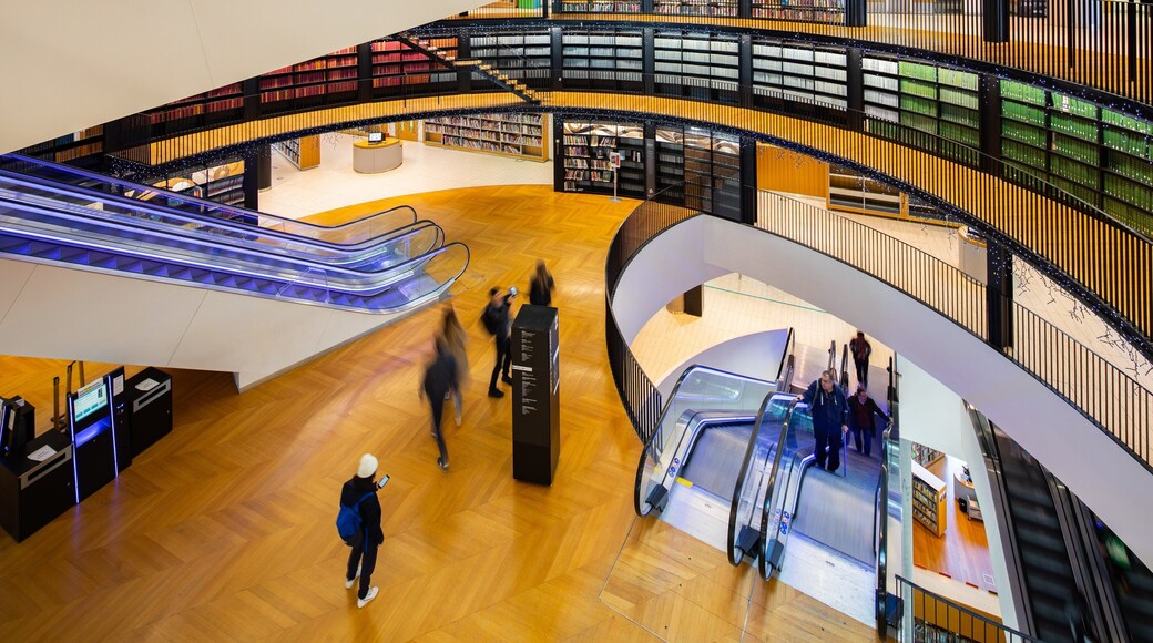 Library of Birmingham featuring interior views