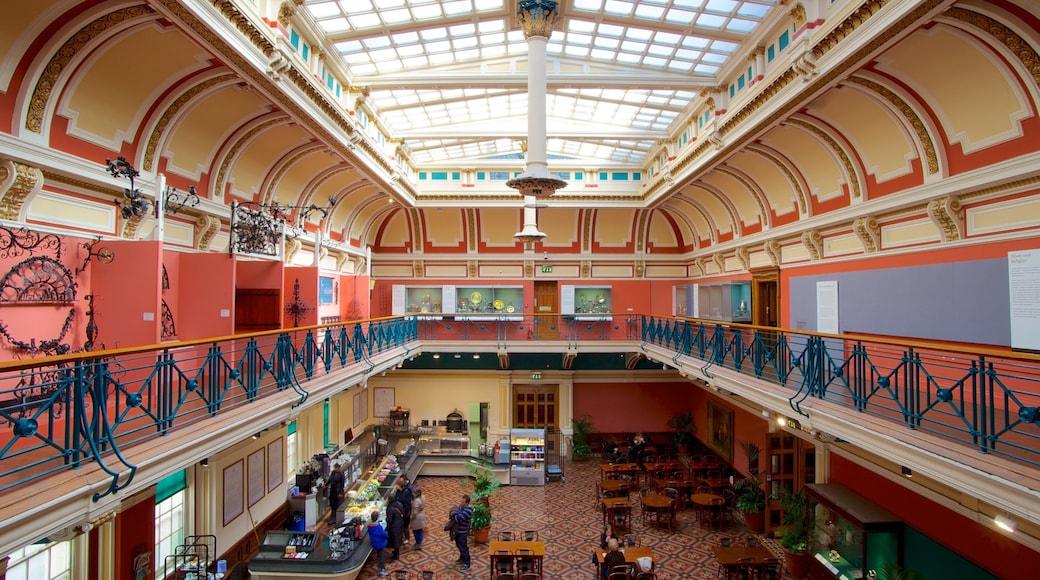 Birmingham Museum and Art Gallery featuring interior views and art