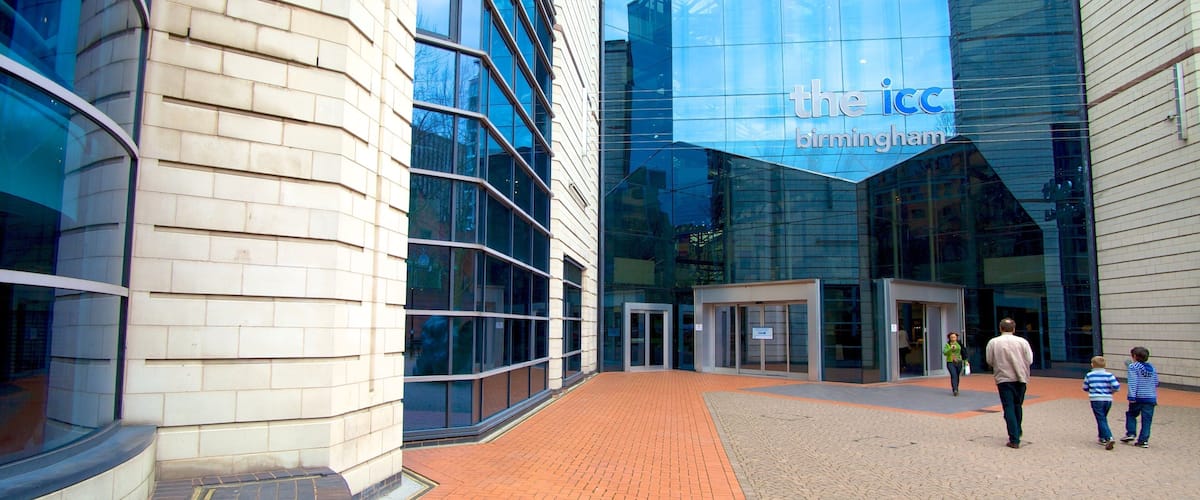 International Convention Centre showing modern architecture