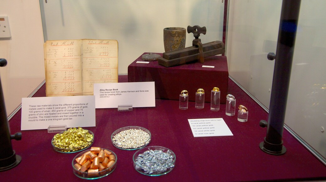 Museum of the Jewellery Quarter which includes interior views