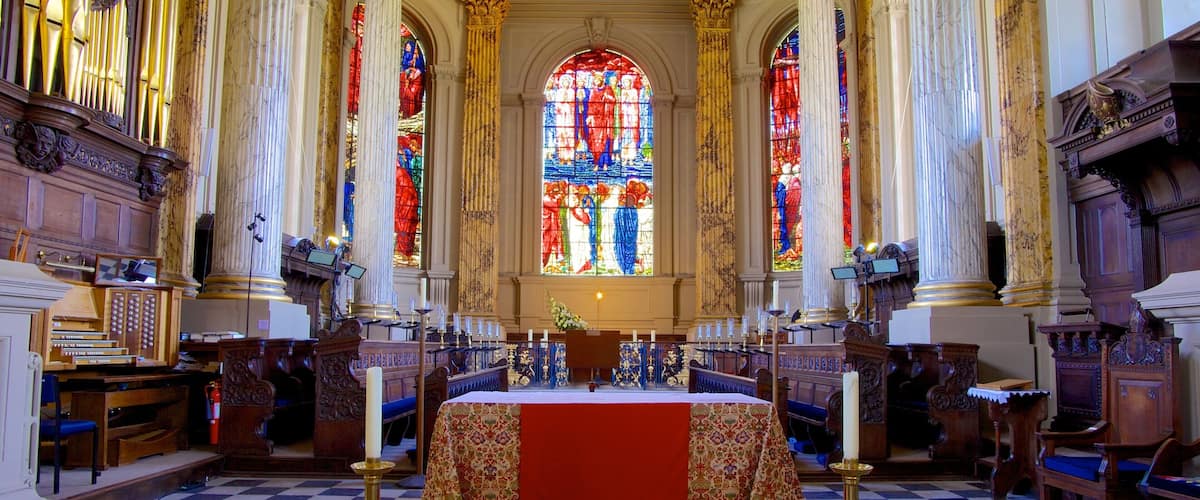 St Philip\\\'s Cathedral featuring a church or cathedral, interior views and religious aspects