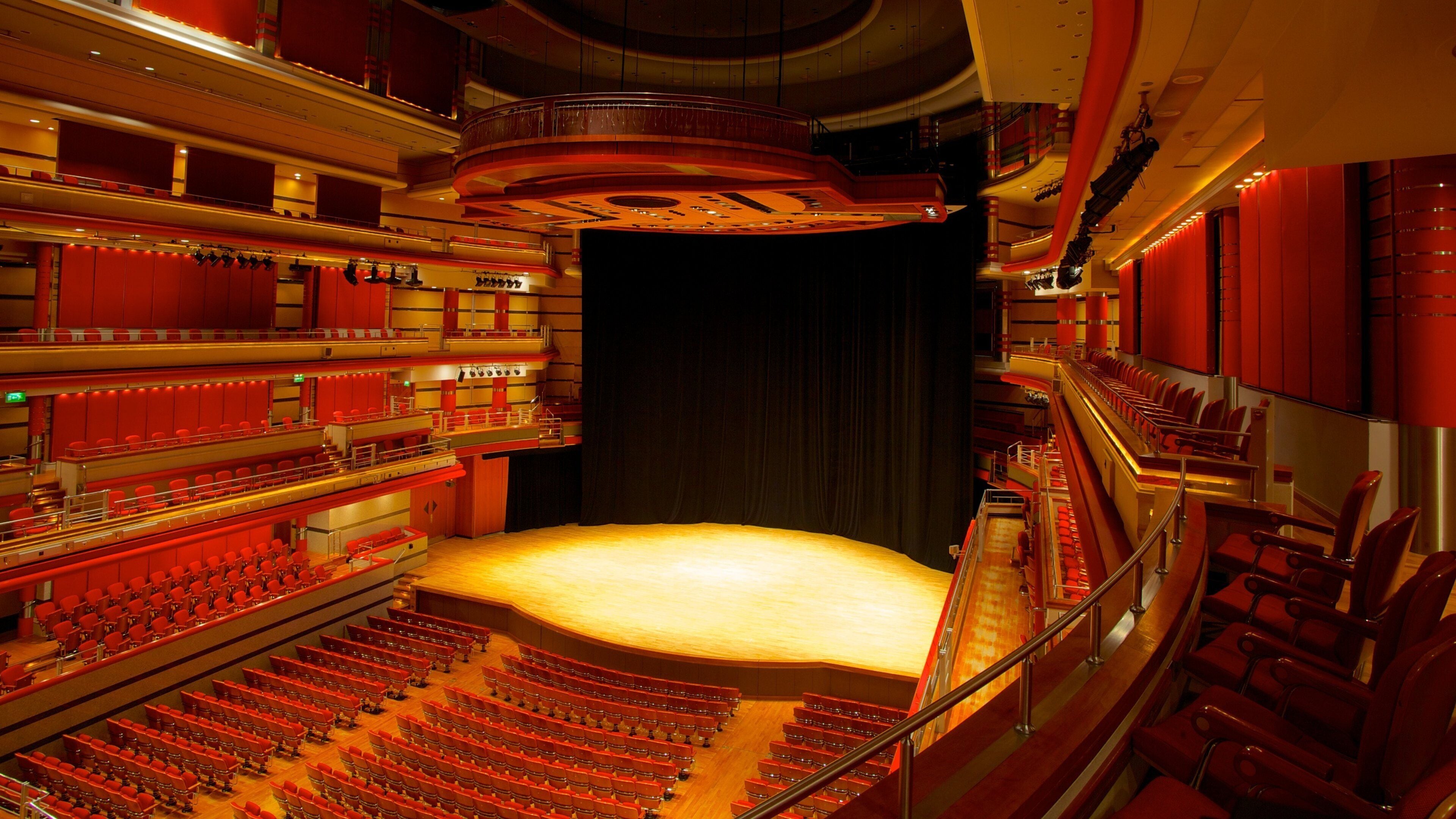 Symphony Hall showing interior views and theater scenes