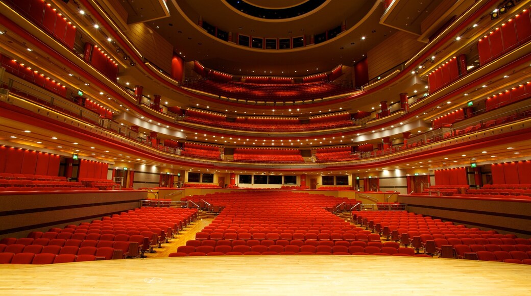 Symphony Hall featuring theater scenes and interior views
