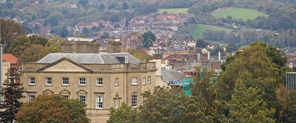 Cabot Tower which includes a city and landscape views