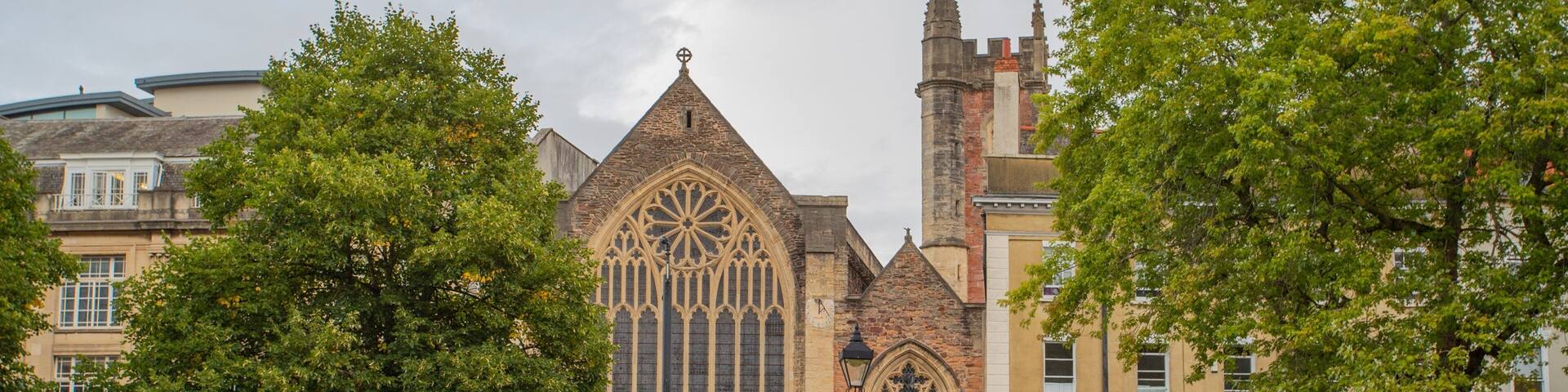Lord Mayor\'s Chapel showing a park, a church or cathedral and heritage architecture