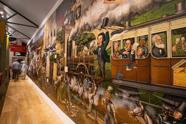 SS Great Britain featuring art and interior views