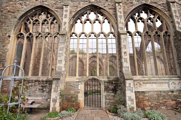 St. Peters Church which includes heritage elements and a ruin