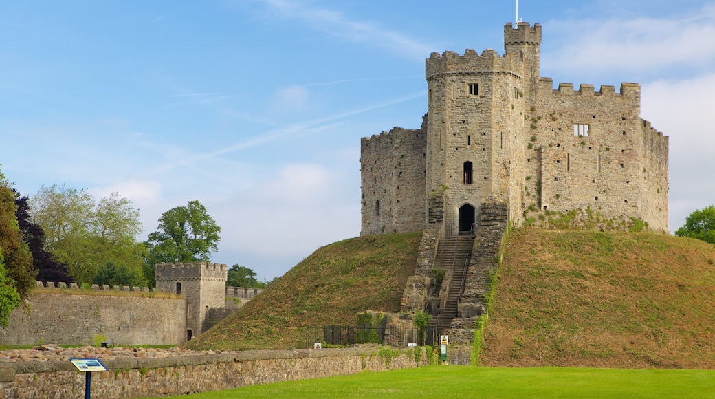 Cardiff Castle featuring heritage elements, heritage architecture and a castle