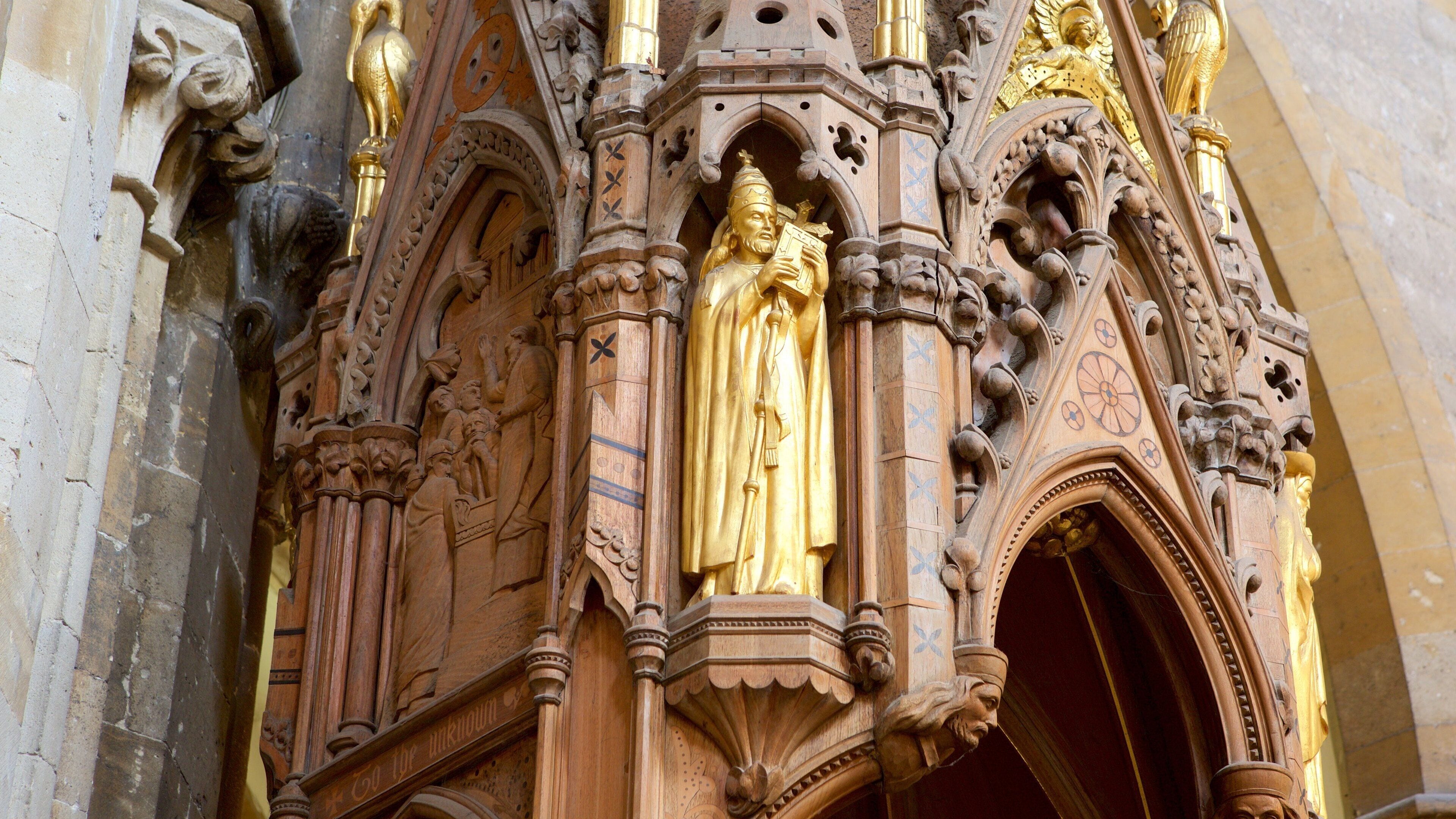 Llandaff katedral som inkluderer kirke eller katedral, kulturarv og historisk arkitektur