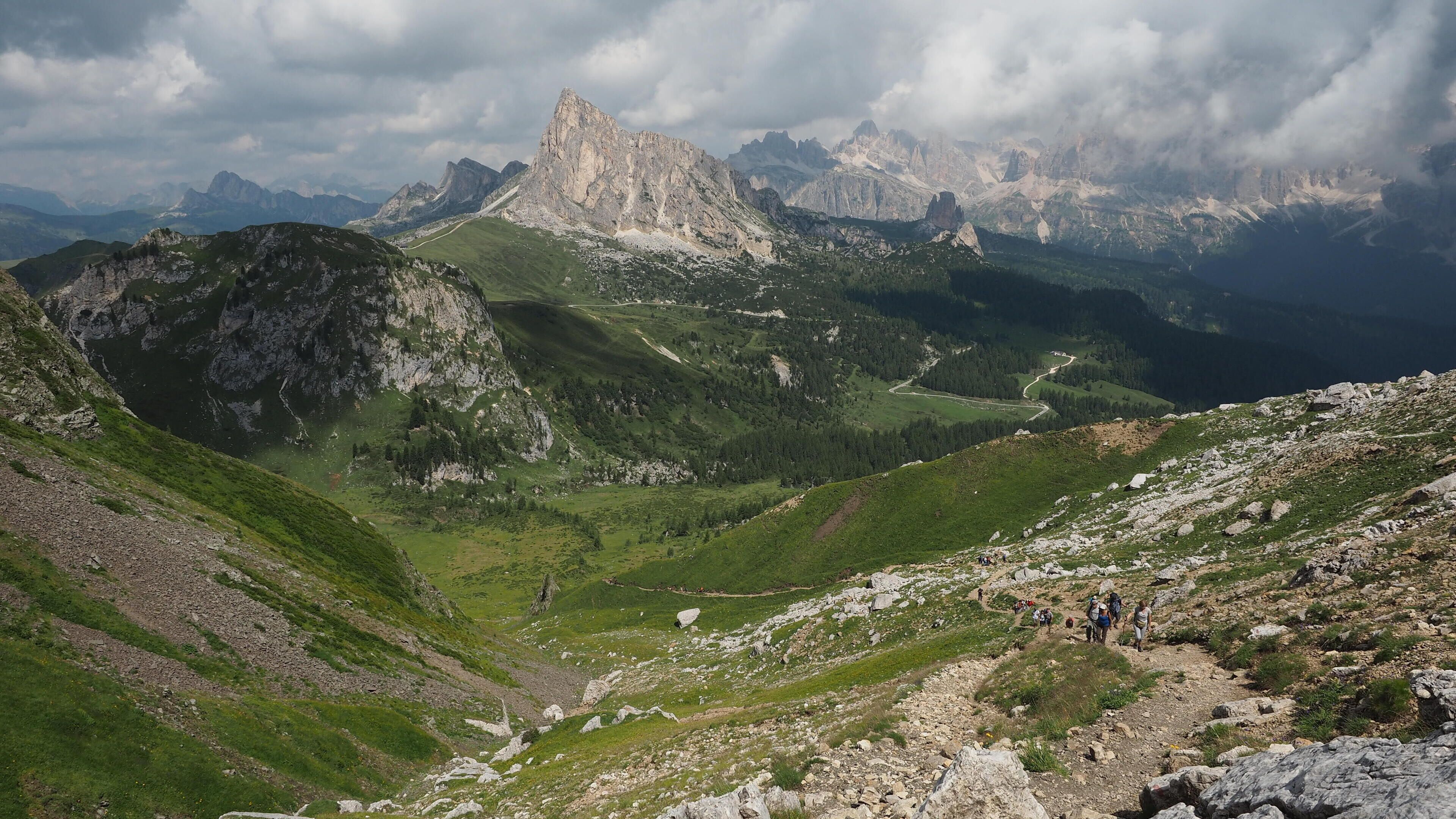 Gruppo del Nuvolau from south.
