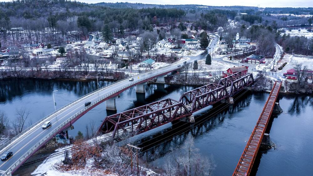 River in the city
Hooksett, New Hampshire