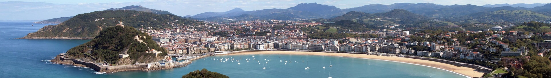 Panorama from Monte Igueldo