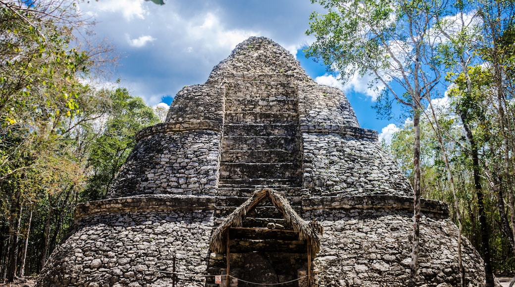 Observatory at archaeological site of Coba, Mexico
