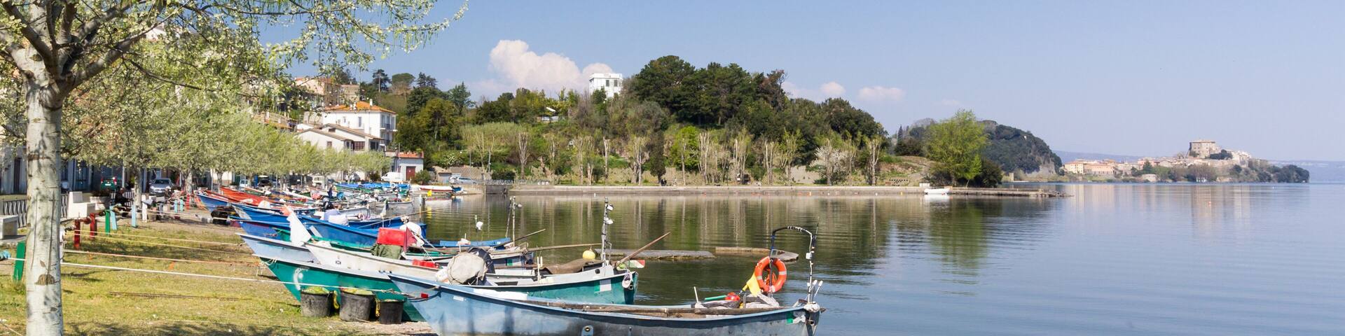 Lake Bolsena, Marta, Italy