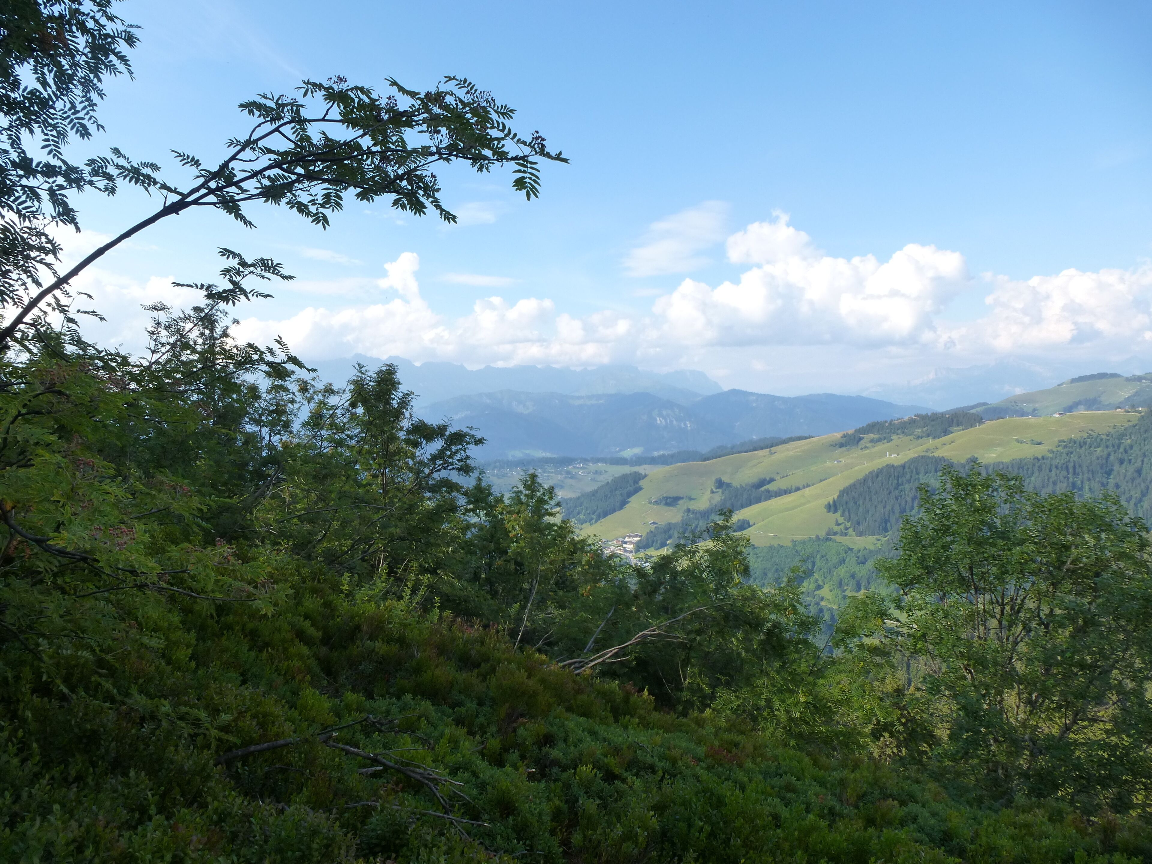 vue depuis le sentier du chard du beurre