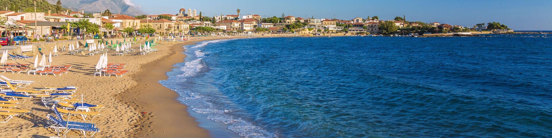 Peloponnes, Mani, Stoupa, Stoupa-Strand