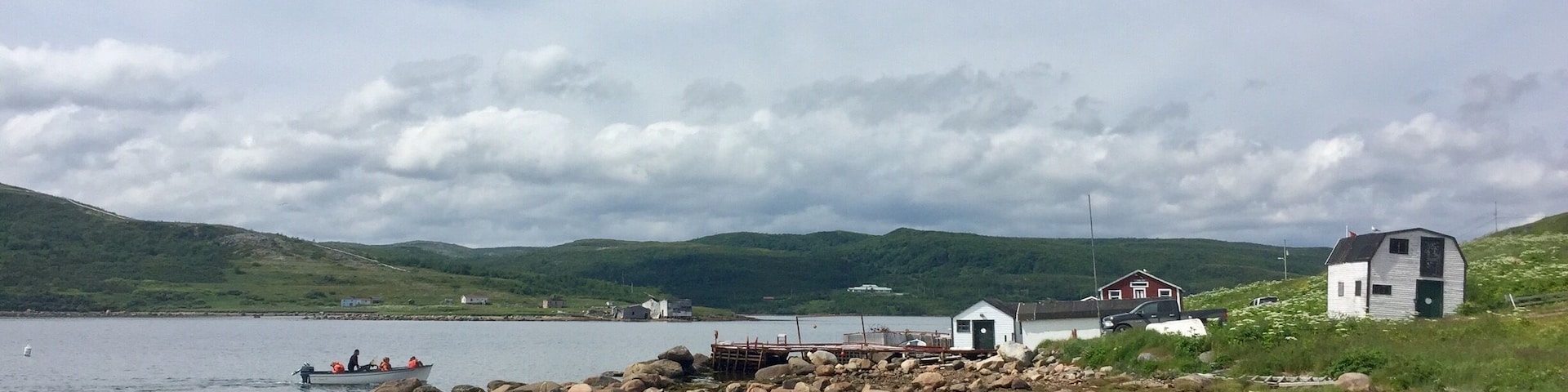 Red Chairs at the visitor center. This site is all about preserving the history of the whaling activity that happened here in the 1600's.