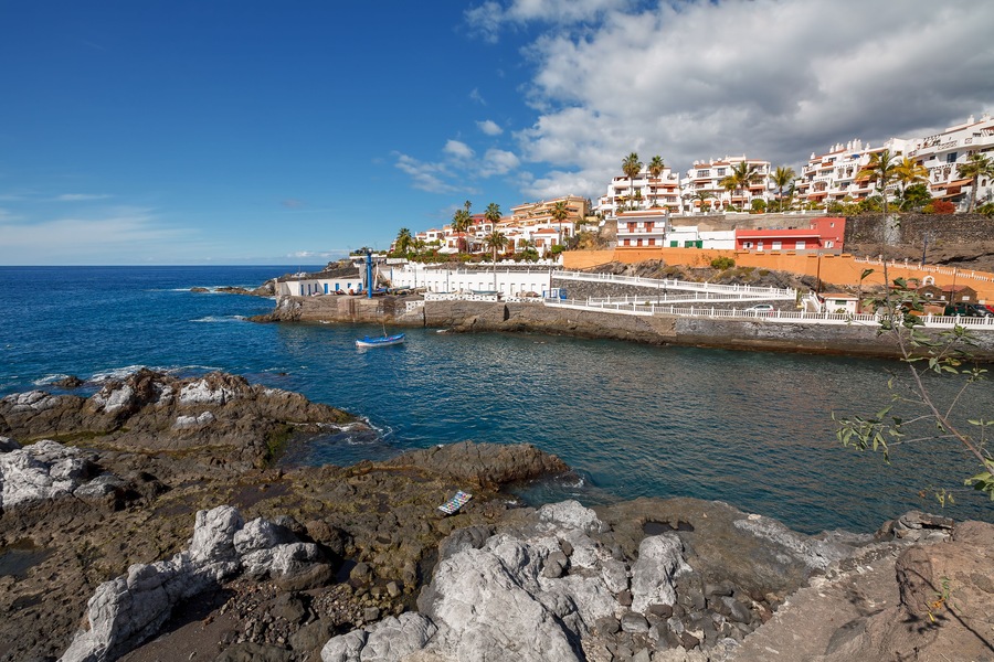 View of Puerto de Santiago. Tenerife, Canary Islands, Spain