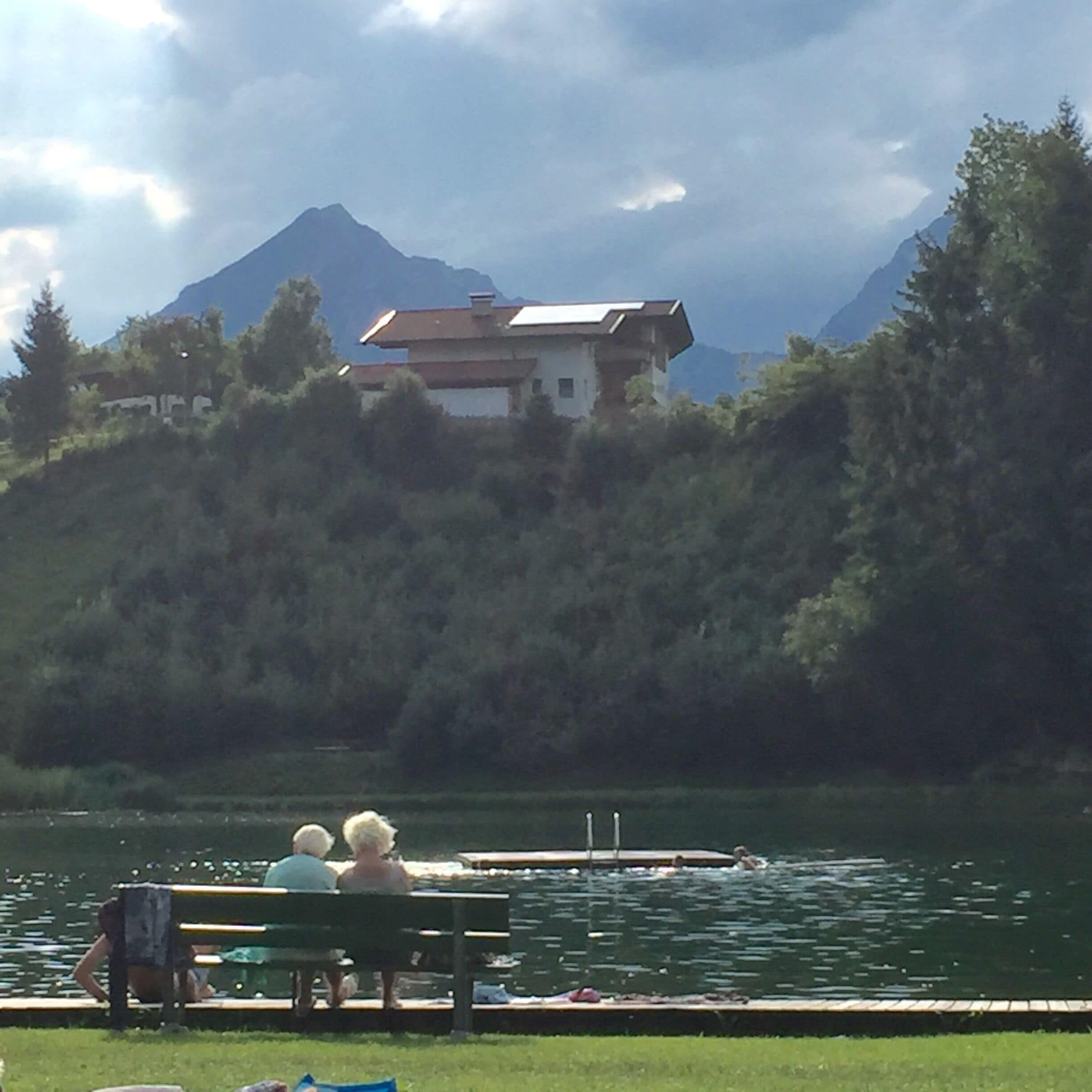 Lac de reith dans le Tyrol