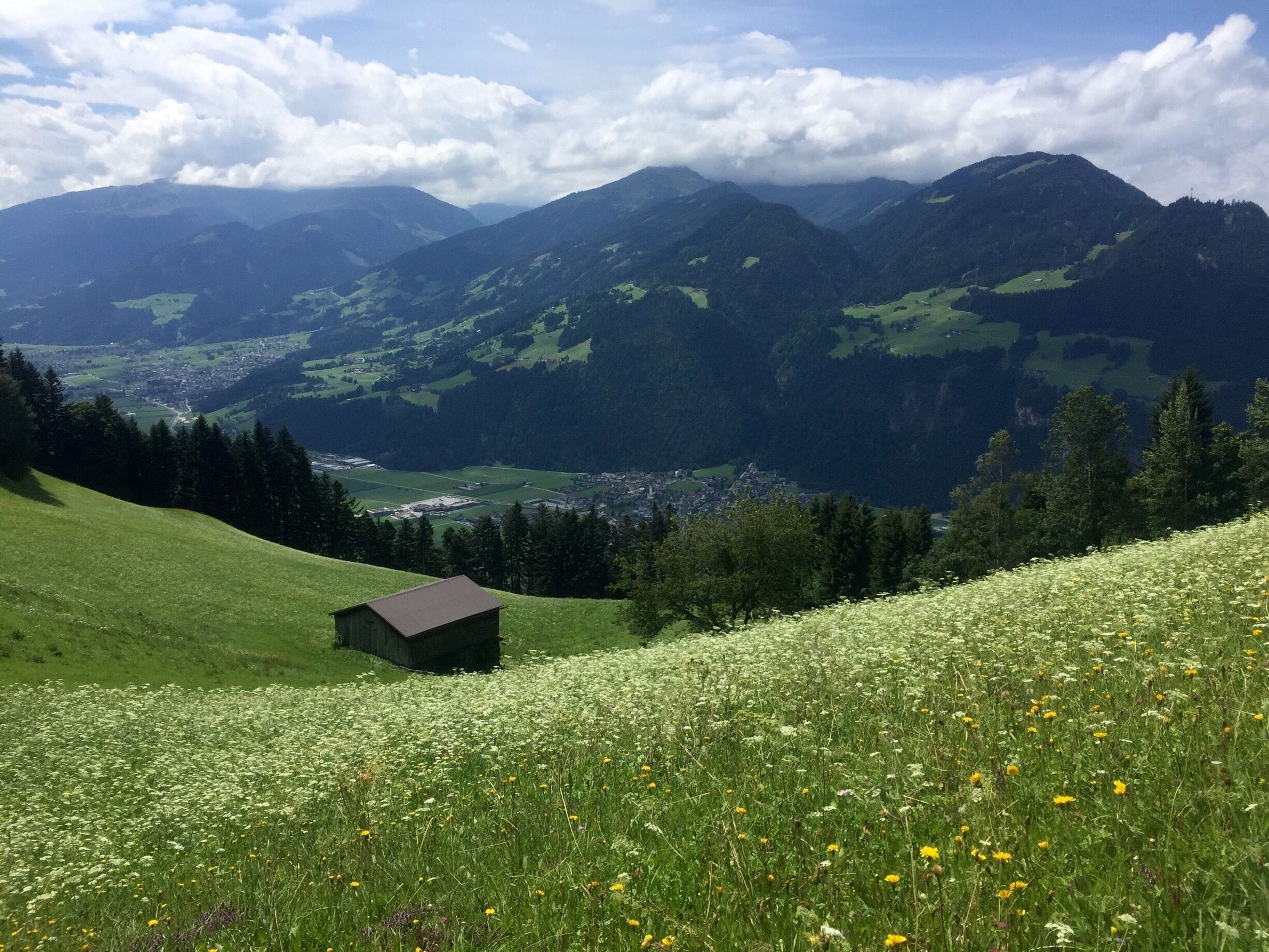 Merveilleux panorama près de reith ( Tyrol)