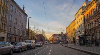 500px Photo ID: 136894739 - Prague street - tram stop where I wait everyday for tram to work