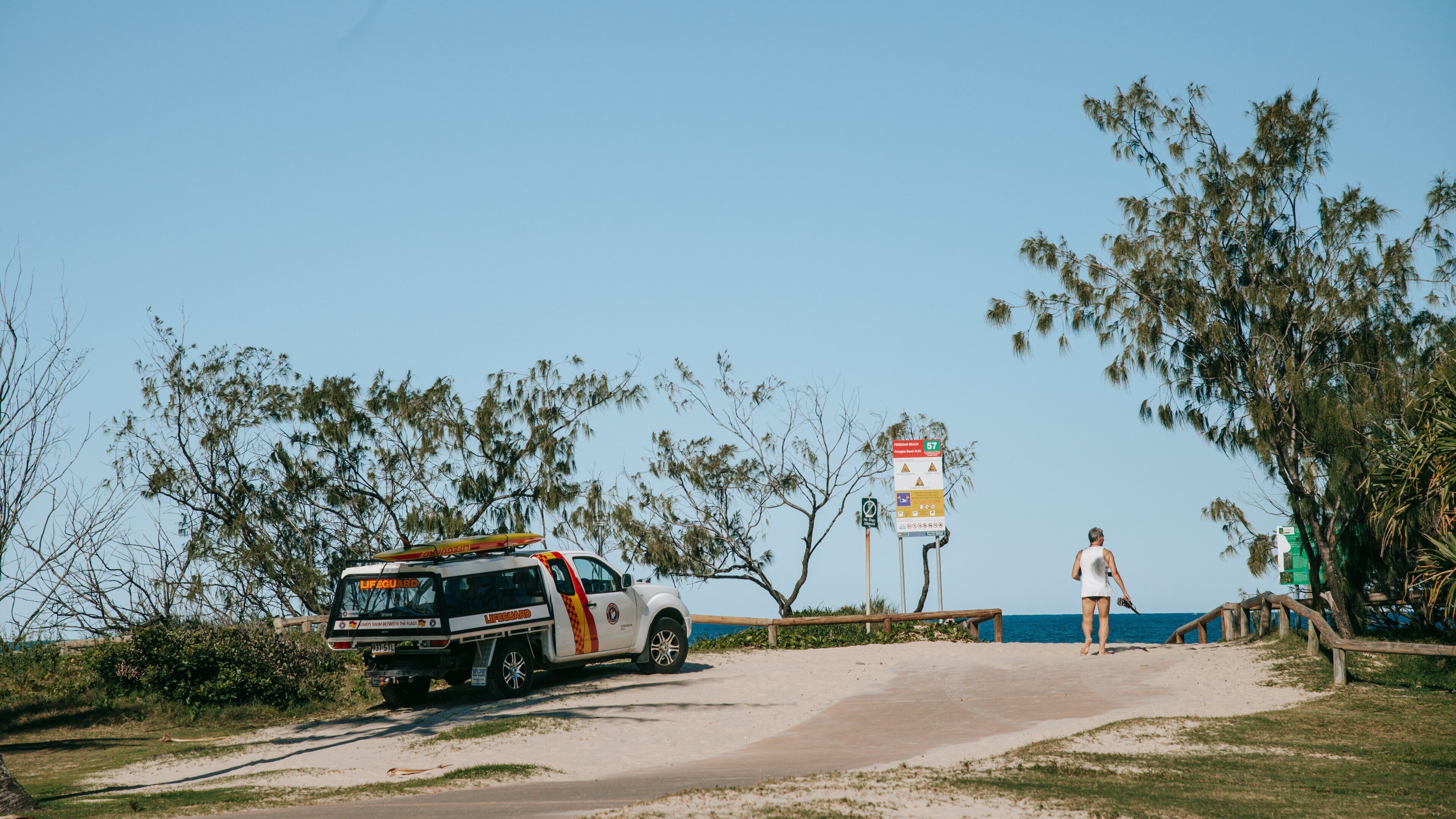 Peregian Beach featuring general coastal views as well as an individual male