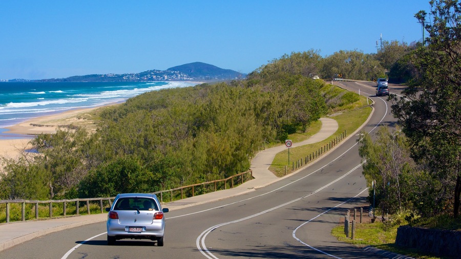 Peregian Beach showing general coastal views, landscape views and touring