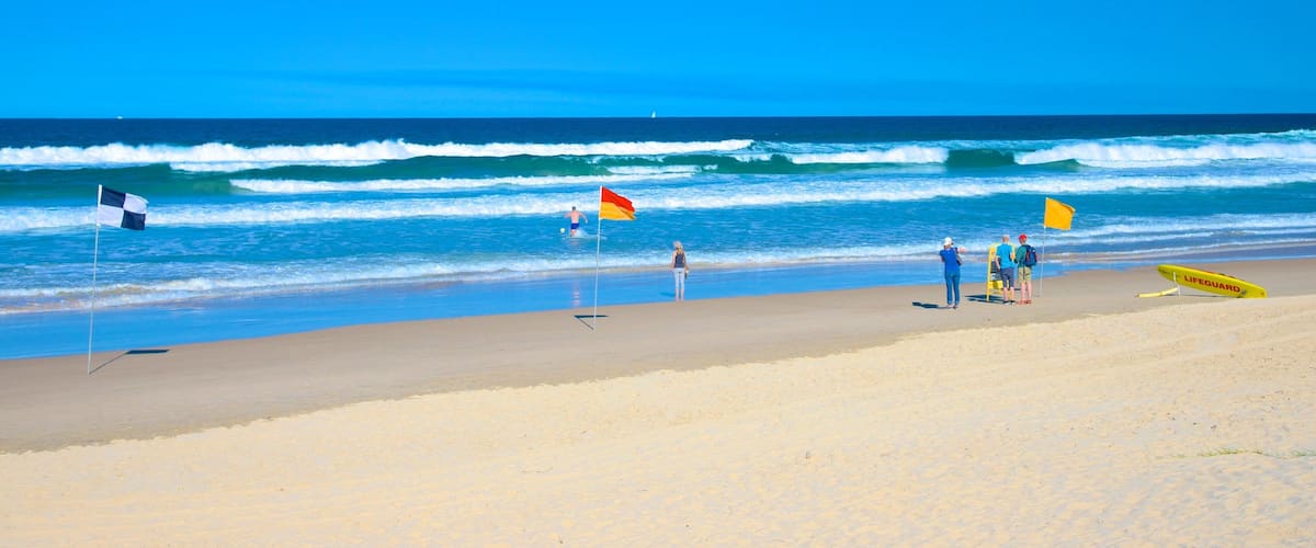 Peregian Beach showing a beach