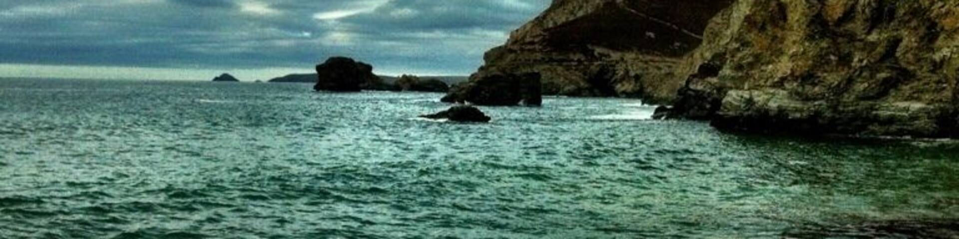 One of my favourite Cornish haunts , Trevaunance Cove , St Agnes