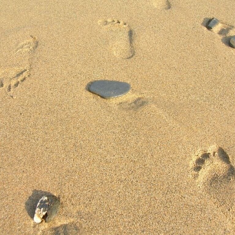 Footprints.... #beach